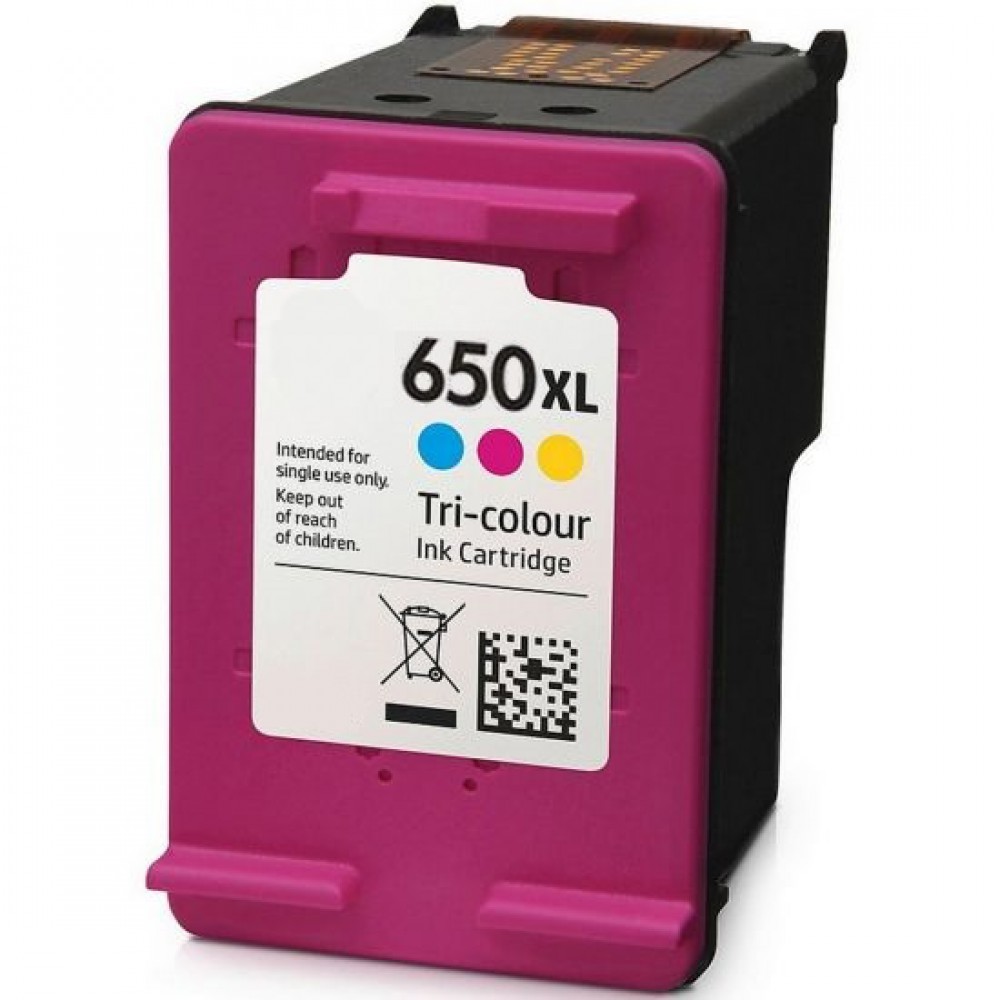 Μελάνι HP Συμβατό 650XL (CZ102AA) Σελίδες:450 Colour Αναλώσιμα Εκτυπωτών
