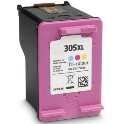 Μελάνι HP Συμβατό 305XLCOLOR (3YM63AE) 12ml Σελίδες 375