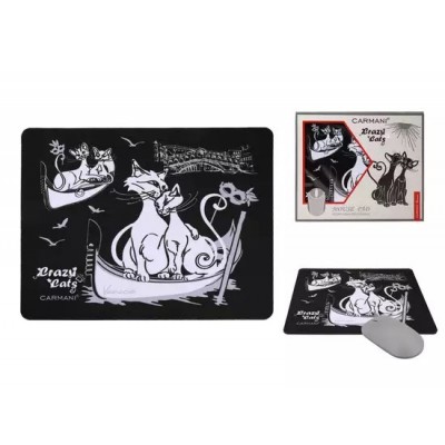 MOUSE PAD CAT WORLD 20X24
