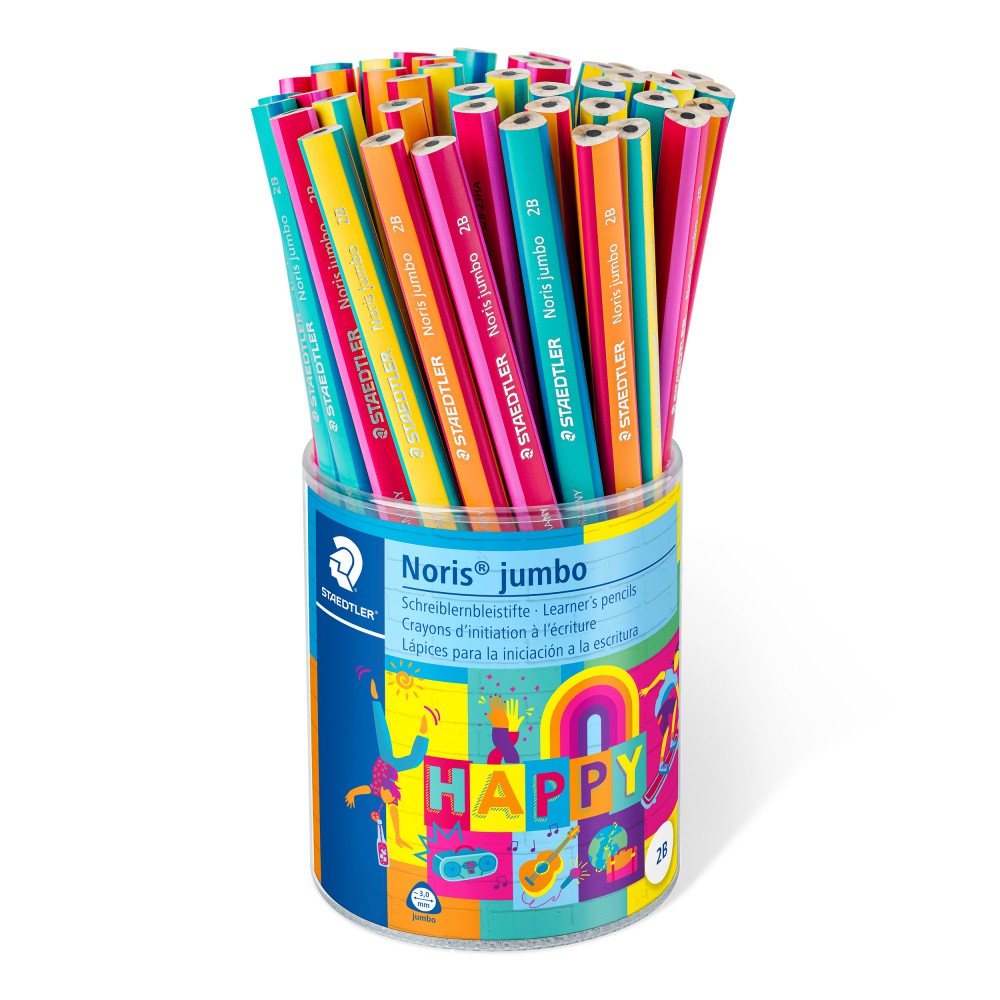 STAEDTLER ΧΡΩΜΑΤΙΣΤΑ ΜΟΛΥΒΙΑ JUMBO 119 NORIS HAPPY 48 TEM Είδη γραφείου