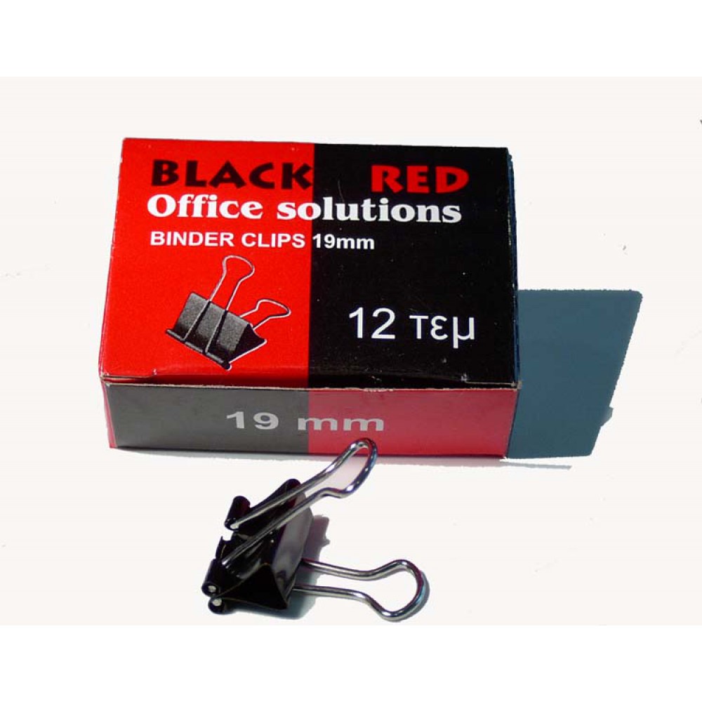 ΠΙΑΣΤΡΑ BLACK RED Νο 19 ΜΕΤΑΛΛΙΚΗ ΜΑΥΡΗ KOYTI 12 TEM Είδη γραφείου