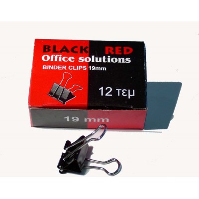 ΠΙΑΣΤΡΑ BLACK RED Νο 19 ΜΕΤΑΛΛΙΚΗ ΜΑΥΡΗ KOYTI 12 TEM