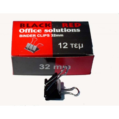 ΠΙΑΣΤΡΑ BLACK RED Νο 32 ΜΕΤΑΛΛΙΚΗ ΜΑΥΡΗ KOYTI 12 TEM