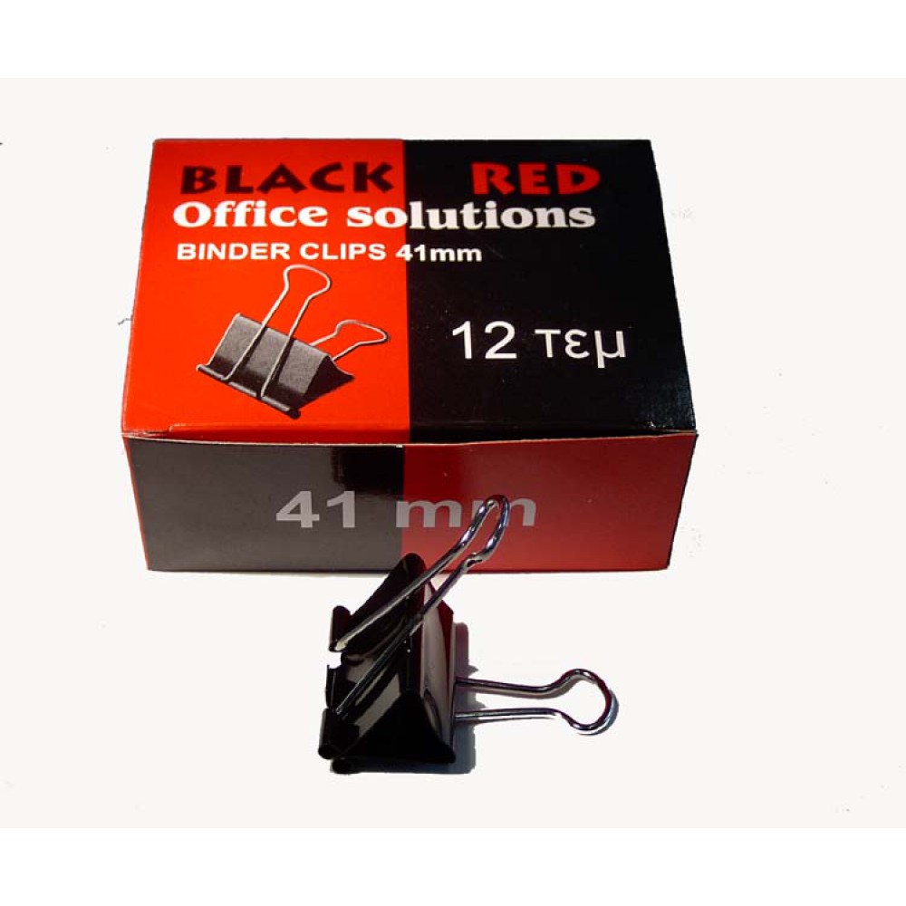 ΠΙΑΣΤΡΑ BLACK RED Νο 41 ΜΕΤΑΛΛΙΚΗ ΜΑΥΡΗ KOYTI 12 TEM Είδη γραφείου