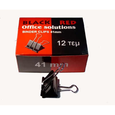 ΠΙΑΣΤΡΑ BLACK RED Νο 41 ΜΕΤΑΛΛΙΚΗ ΜΑΥΡΗ KOYTI 12 TEM