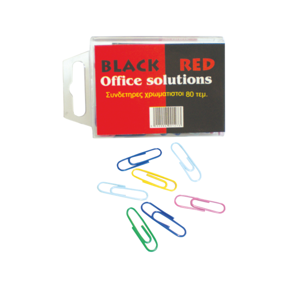 ΣΥΝΔΕΤΗΡΕΣ BLACK RED ΜΕΤΑΛΛΙΚΟΙ ΜΕ ΠΛΑΣΤΙΚΟ ΜΕΤΑΛΛΙΚΟ ΠΕΡΙΒΛΗΜΑ Είδη γραφείου