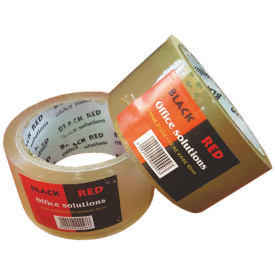 BLACK RED ΤΑΙΝΙΑ ΣΥΣΚΕΥΑΣΙΑΣ 50ΜΜ ΔΙΑΦΑΝΗ