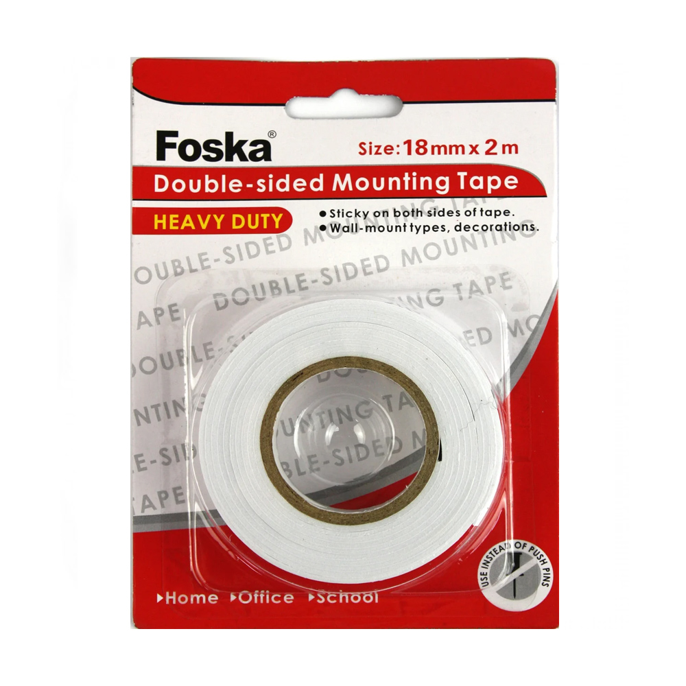 FOSKA TAINIA ΔΙΠΛΗΣ ΟΨΗΣ 18mmx2m Είδη γραφείου