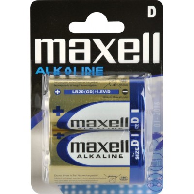 MAXELL ΜΠΑΤΑΡΙΕΣ ΑΛΚΑΛΙΚΕΣ LR20 D BL. 2 ΑΔΑ